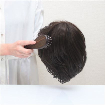 ドライ後、ブラッシング